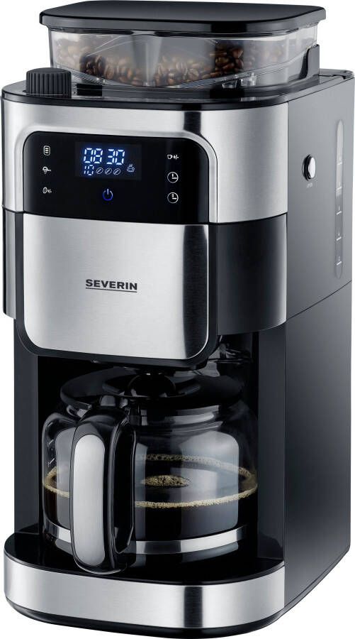 Severin Koffiezetapparaat met maalwerk KA 4813 1 25 l Maalgrofheid en koffiehoeveelheid instelbaar warmhouden: tot 60 min. timer - Foto 7