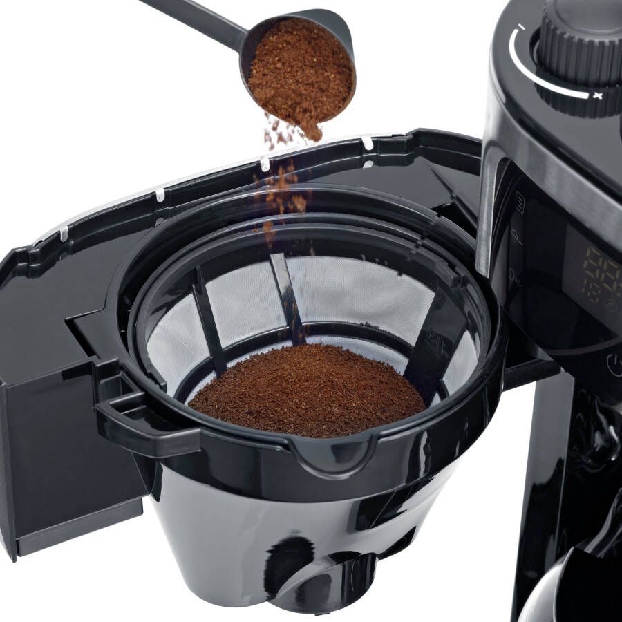 Severin Koffiezetapparaat met maalwerk KA 4813 1 25 l Maalgrofheid en koffiehoeveelheid instelbaar warmhouden: tot 60 min. timer - Foto 3