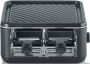Severin RG 2360 Black Line Lite Mini gourmetstel 4 personen variabele temperatuurinstelling PFAS vrije baklaag vaatwasserbestendig 4 pannetjes met parkeerfunctie - Thumbnail 3