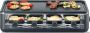 Severin RG 2365 Black Line gourmetstel PFAS vrije baklaag 8 personen temperatuurinstelling vaatwasserbestendig 8 pannetjes met parkeerfunctie - Thumbnail 5