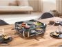 Severin RG 2379 SEVENTO rook- en geurloze raclette gourmet downdraft technologie 8 personen 1900 W Zwart Zilver - Thumbnail 3
