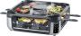 Severin RG 2379 SEVENTO rook- en geurloze raclette gourmet downdraft technologie 8 personen 1900 W Zwart Zilver - Thumbnail 5