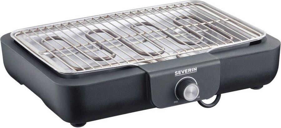 Severin Tafelgrill PG 8554 met grillrooster Snelle opwarmtijden bij een vermogen van 2300 W