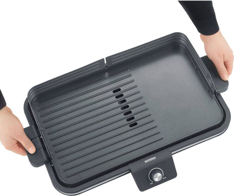 Severin Tafelgrill Plancha PG 8564 Na enkele minuten kan het grillplezier beginnen