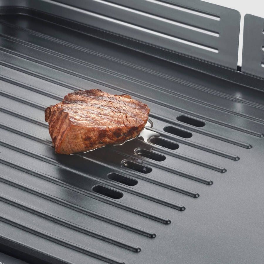 Severin Tafelgrill Plancha PG 8564 Na enkele minuten kan het grillplezier beginnen