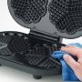 Severin WA 2118 Duo Wafelijzer Black Line ca. 1.200W PFAS-vrije coating op de bakplaten stijlvol en mat design - Thumbnail 7