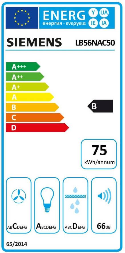 SIEMENS Afzuigkap LB56NAC50