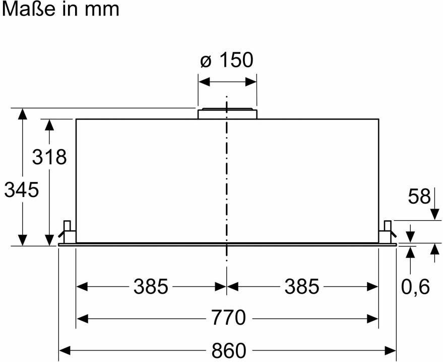 SIEMENS Afzuigkap LB87NAC50