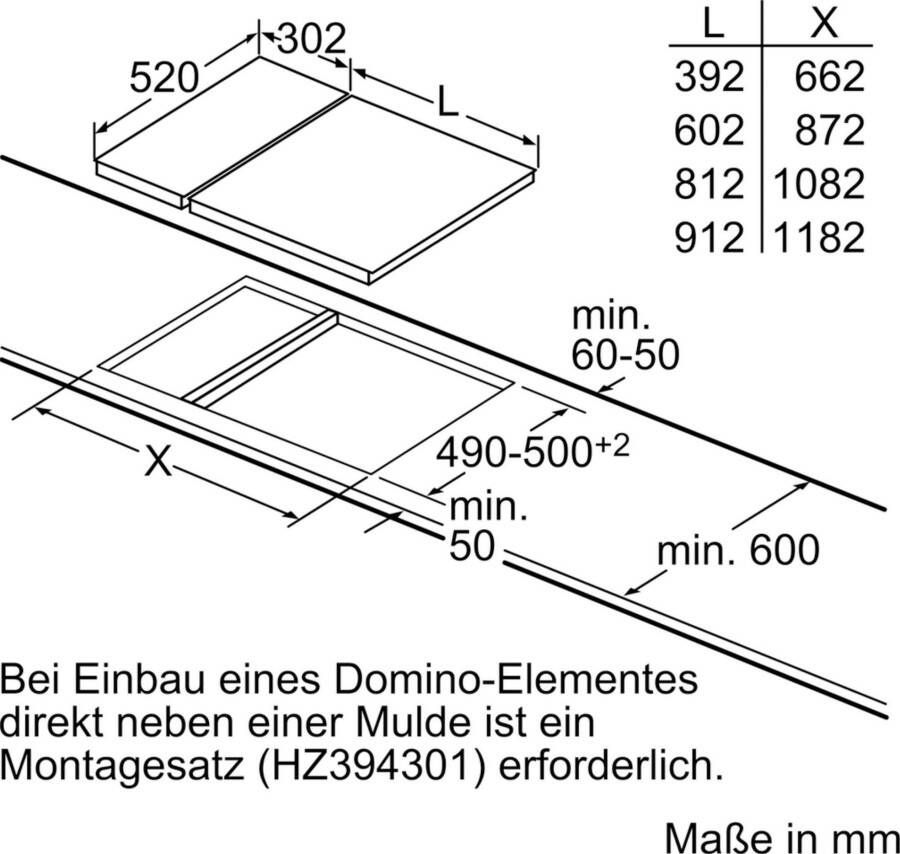 Siemens ET375FFP1E Kookplaat Domino 30cm 2x highSpeed | Inductiekookplaten | Keuken&Koken Kookplaten | ET375FFP1E - Foto 2