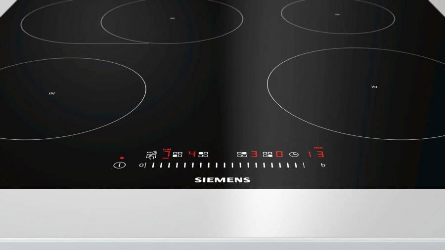 Siemens EH601FFB1E plaque Noir Intégré (placement) Plaque avec zone à induction 4 zone(s) - Foto 7
