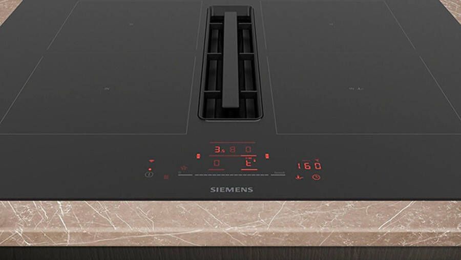 SIEMENS Kookplaat met afzuigkap ED711HQ26E met vlak kanaal (set)
