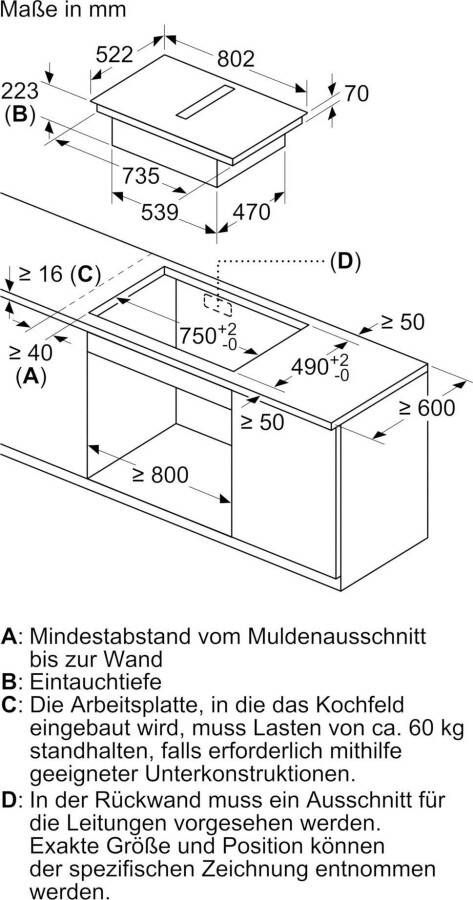 SIEMENS Kookplaat met afzuigkap ED811FGA6 (set) - Foto 8