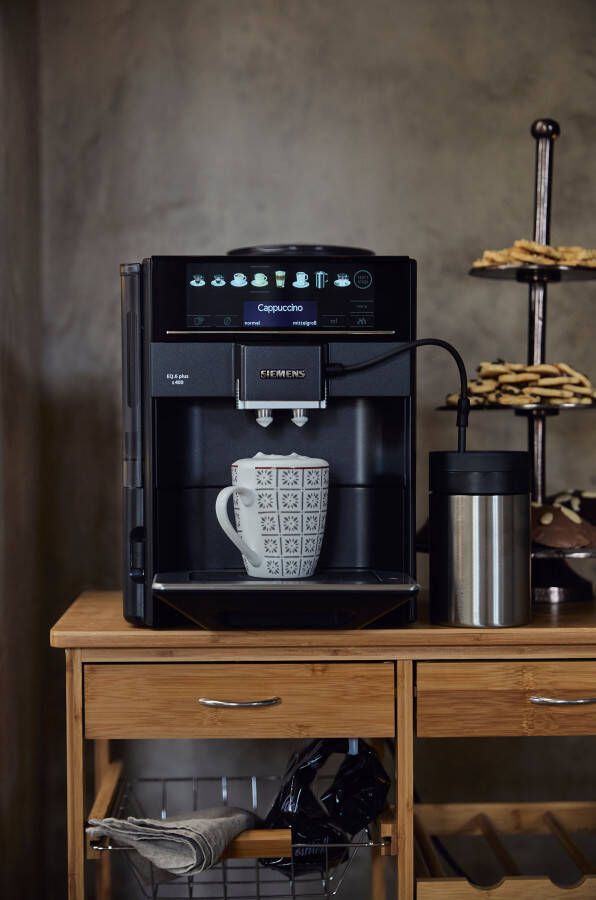 SIEMENS Volautomatisch koffiezetapparaat EQ.6 plus s400 TE654509DE inclusief melkreservoir ter waarde van vap € 49 90 - Foto 8