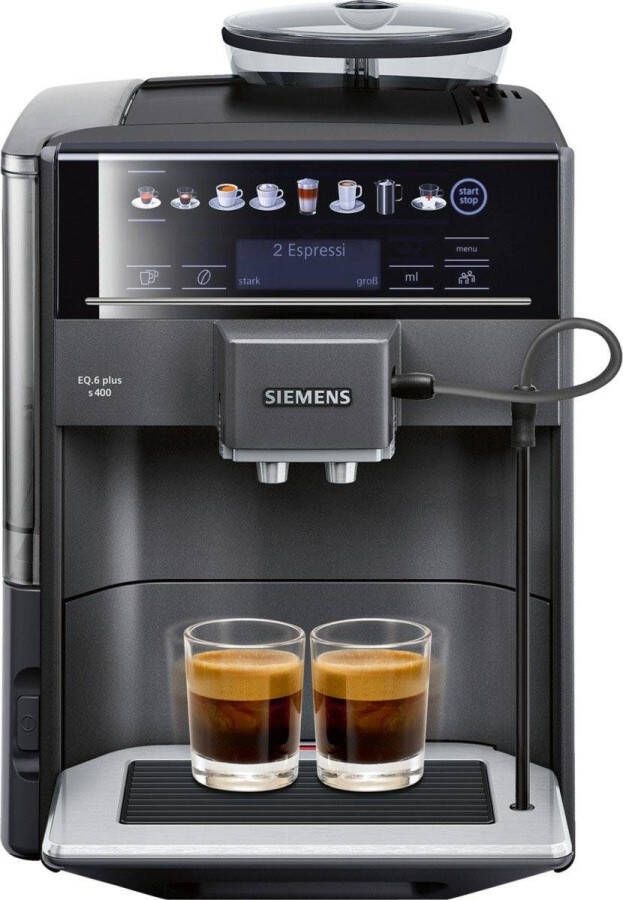 SIEMENS Volautomatisch koffiezetapparaat EQ.6 plus s400 TE654509DE inclusief melkreservoir ter waarde van vap € 49 90 - Foto 4
