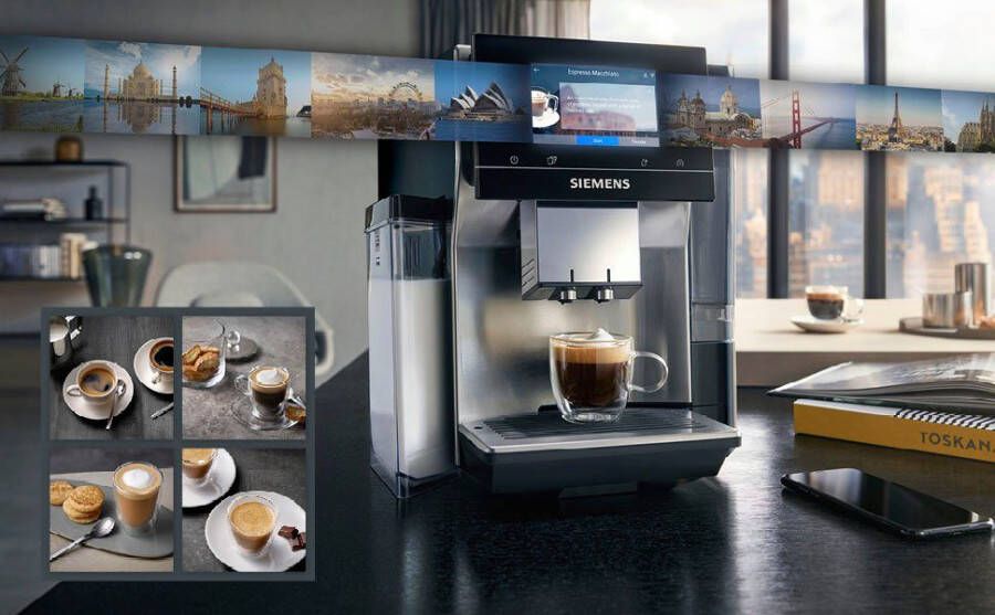 SIEMENS Volautomatisch koffiezetapparaat EQ.700 integral TQ707D03 Full-touchscreen tot 30 individuele koffiefavorieten - Foto 15