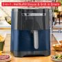 Tefal Easy Fry & Grill EY8014 XXL 6 5L 2-in-1 Heteluchtfriteuse met Uitneembare Verdeler Blauw Airfryer met 8 Kookprogramma's - Thumbnail 3