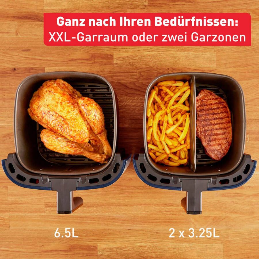 Tefal Airfryer EY8018 Easy Fry & grill XXL 2-in-1 XXL-inhoud of 2 aparte zones Flexcook-scheidingswand