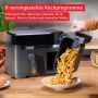 Tefal Airfryer EY905B Fritteuse Dual Easy Fry & Grill Doppelkammer 8 3 L Kapazität met hamburger pers - Thumbnail 12