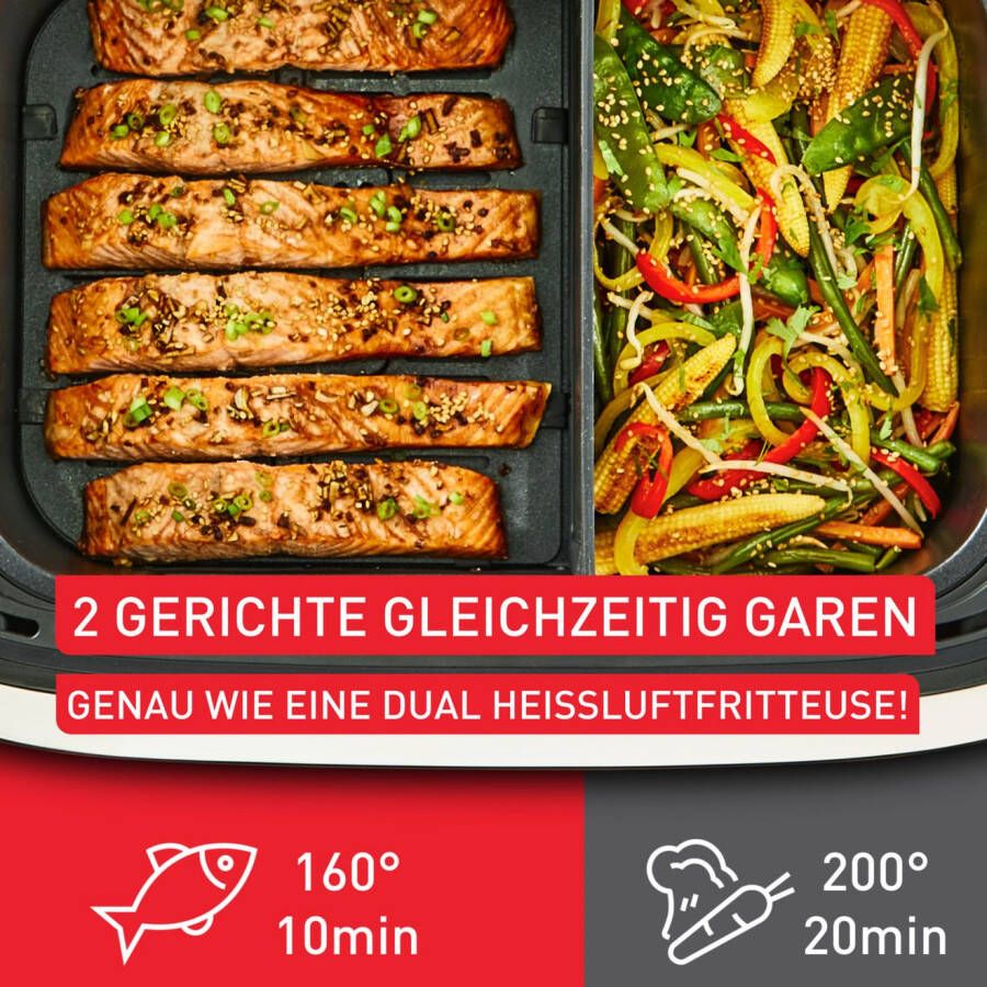 Tefal Airfryer EY9228 Easy Fry Flex 7 vooringestelde programma's tijds- en energiebesparend ey9228