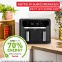 Tefal Airfryer EY9428 Dual Easy Fry XXL Heteluchtfriteuse dubbele kamer energie- & tijdbesparend EY9428 - Thumbnail 7