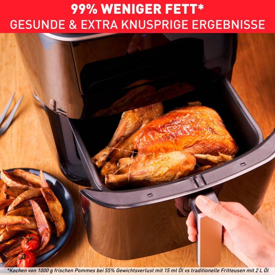 Tefal Airfryer FW2018 Easy Fry Grill & Steam Grill + stoomkoker 7 automatische programma's 6 5 liter timer