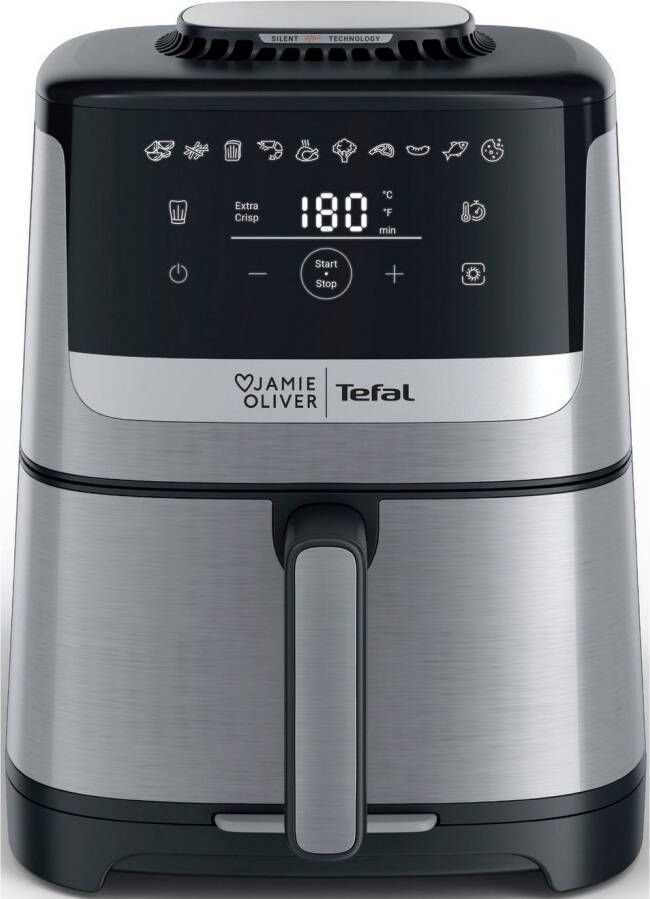 Tefal Airfryer Jamie Oliver by EY55JD Easy Fry Silence Deluxe 10 vooringestelde programma's digitaal touchscreen ey55jd