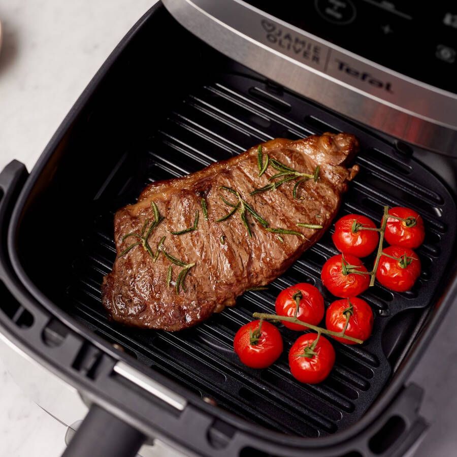 Tefal Airfryer Jamie Oliver by EY55JD Easy Fry Silence Deluxe 10 vooringestelde programma's digitaal touchscreen ey55jd