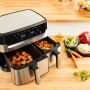 Tefal Airfryer Jamie Oliver by EY90JDE Dual Easy Fry & Grill Heteluchtfriteuse dubbele kamer 8 automatische programma's EY90JDE - Thumbnail 3