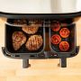 Tefal Airfryer Jamie Oliver by EY90JDE Dual Easy Fry & Grill Heteluchtfriteuse dubbele kamer 8 automatische programma's EY90JDE - Thumbnail 7