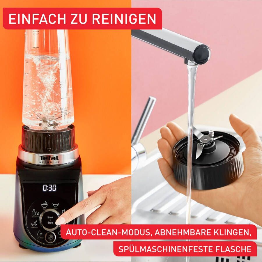 Tefal Blender BL19H4 Blend Up 8 automatische programma's compact stiltemodus