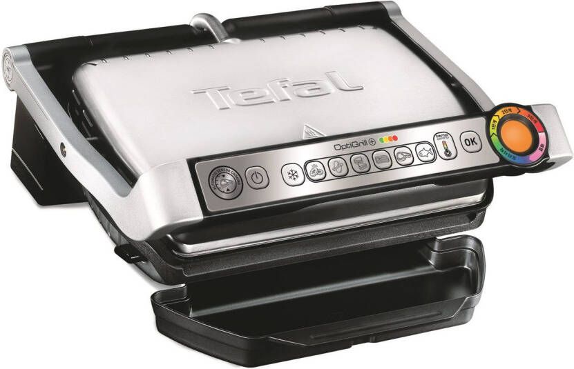 Tefal Contactgrill GC714D OptiGrill en inclusief snacking & baking accessoires