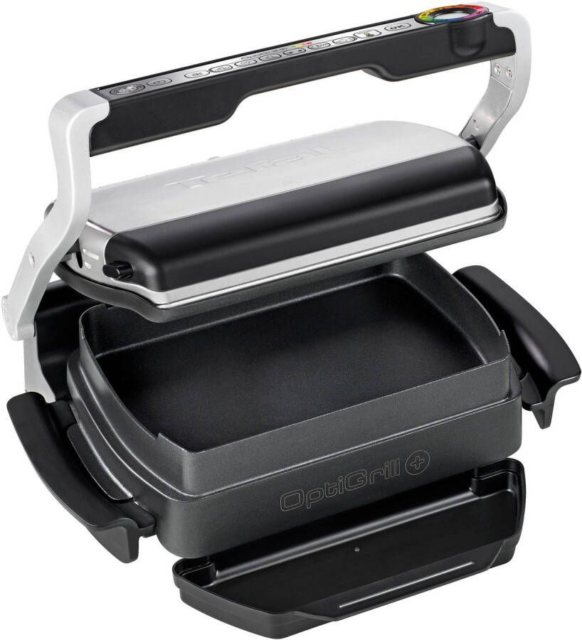 Tefal Contactgrill GC714D OptiGrill en inclusief snacking & baking accessoires