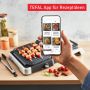 Tefal Contactgrill GC773D OptiGrill 2-in-1 met grilltang intelligente grill & bbq scharnierend 9 automatische programma's - Thumbnail 10