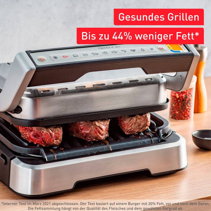 Tefal Contactgrill GC774D TK OptiGrill 4in1 Grillen BBQ Oven complete maaltijd