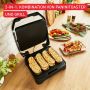 Tefal Contactgrill Inicio Classic 2-in-1 Panini Grill anti-aanbakplaten Plaatsbesparende opslag vaatwasmachinebestendige sap opvangschaal GC2718 - Thumbnail 6