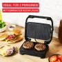 Tefal Contactgrill Inicio Compact 2-in-1 Panini Grill antihaftbeschichtetete Platten - Thumbnail 5