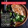 Tefal Contactgrill OptiGrill+ erneuerte Kochstufenanzeige 6 automatische Programme vernieuwde kookniveau-indicator 6 automatische programma's inclusief receptenboek - Thumbnail 5