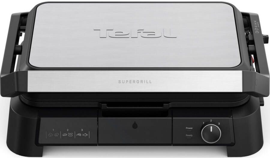 Tefal Contactgrill SuperGrill 3in1 XL Grill Barbecue- Ovenstand 3 temperaturen