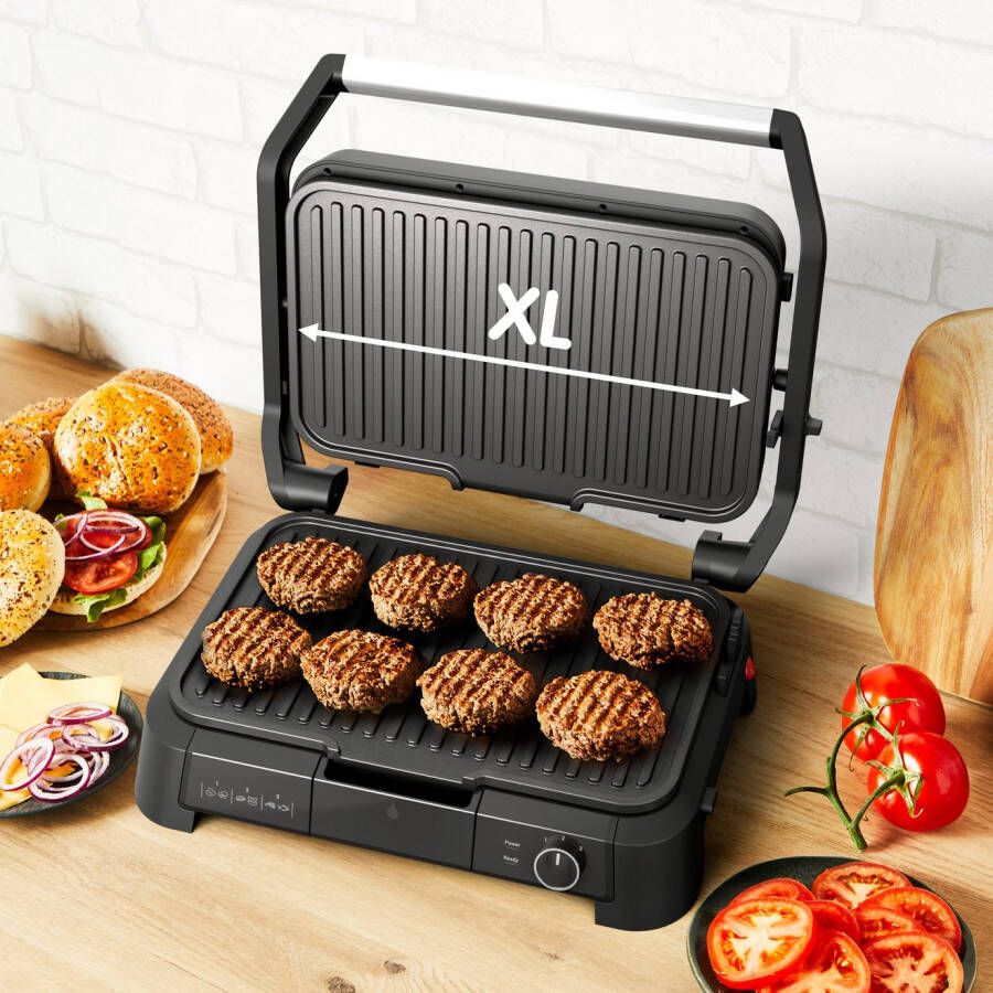Tefal Contactgrill SuperGrill 3in1 XL Grill Barbecue- Ovenstand 3 temperaturen