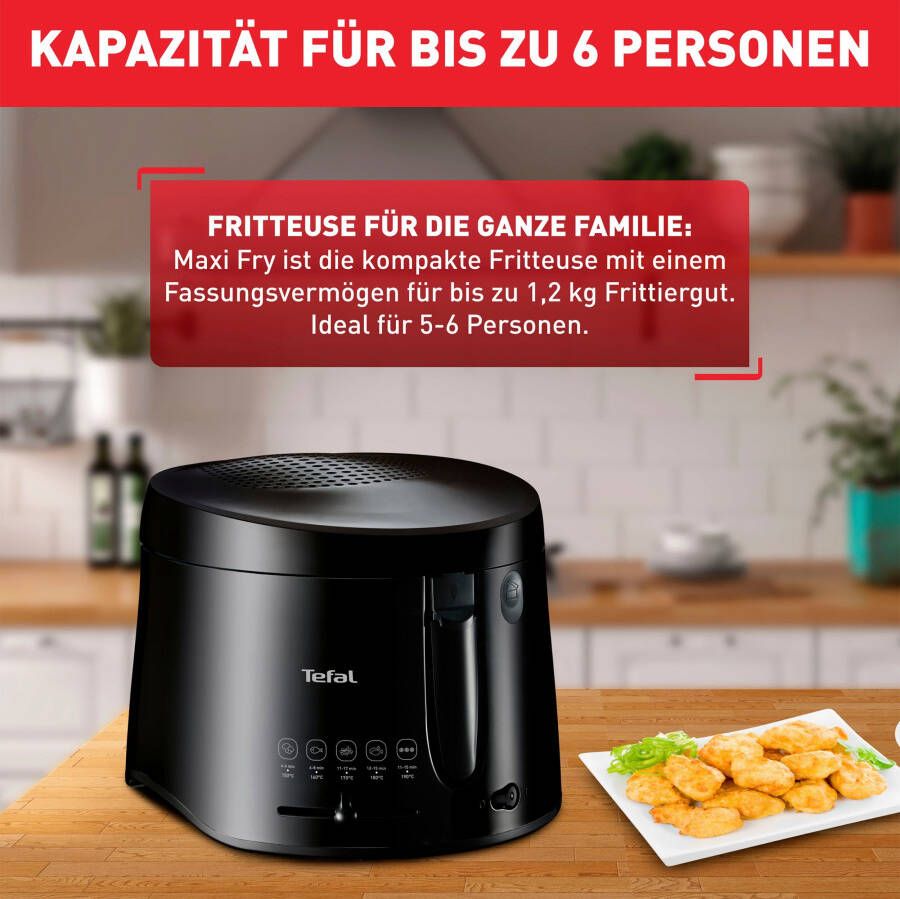 Tefal Friteuse FF1078 Maxi Fry Cool Wall technologie gezinscapaciteit