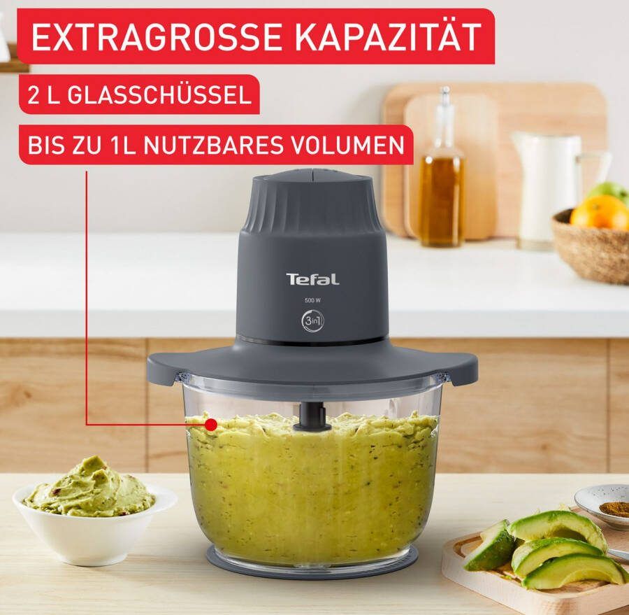 Tefal Hakmolen MB6031 Hakmolen 2 snelheden 4 roestvrijstalen messen