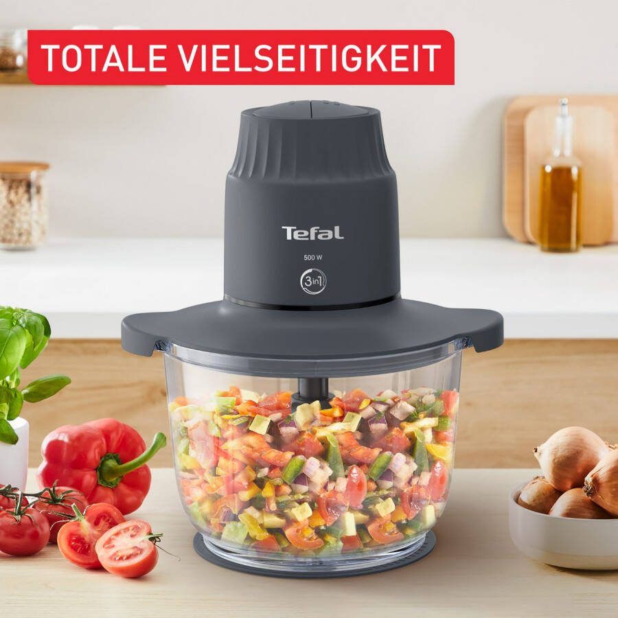 Tefal Hakmolen MB6031 Hakmolen 2 snelheden 4 roestvrijstalen messen