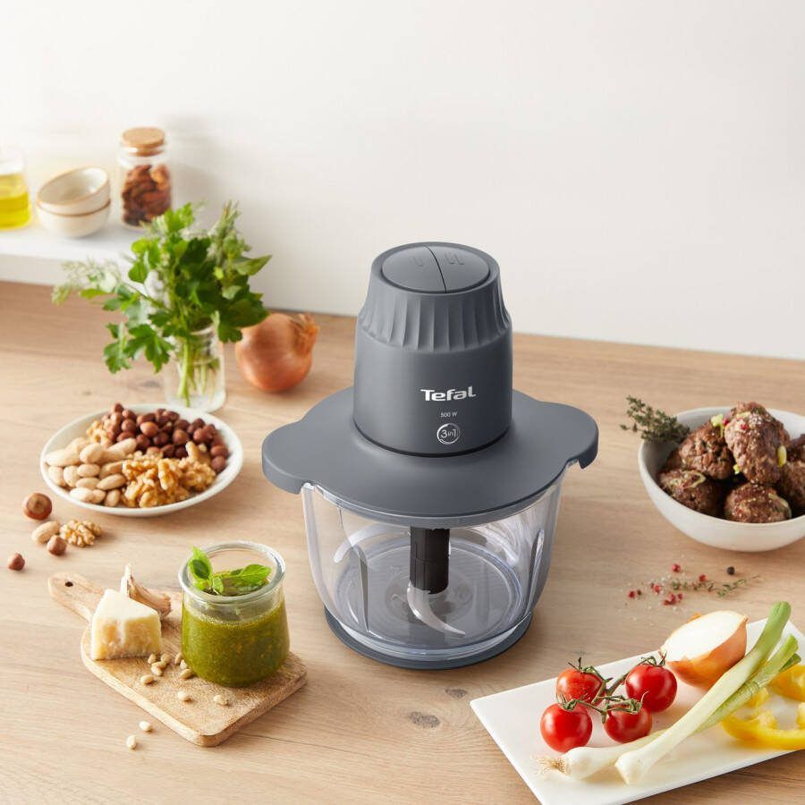 Tefal Hakmolen MB6031 Hakmolen 2 snelheden 4 roestvrijstalen messen