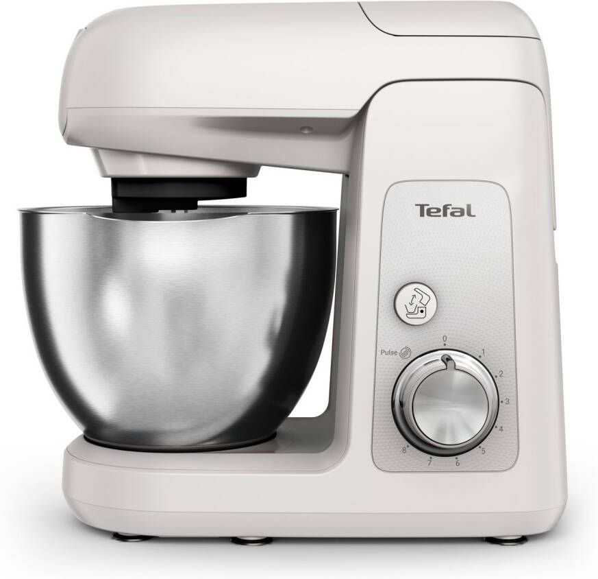 Tefal Keukenmachine QB525B Bake Partner duurzame metalen aandrijving planetair roersysteem