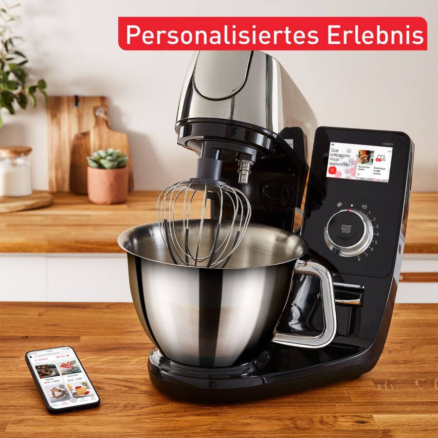 Tefal Keukenmachine QB950D I-Coach Touch 21 automatische programma's intuïtieve digitale coaching touchscreen