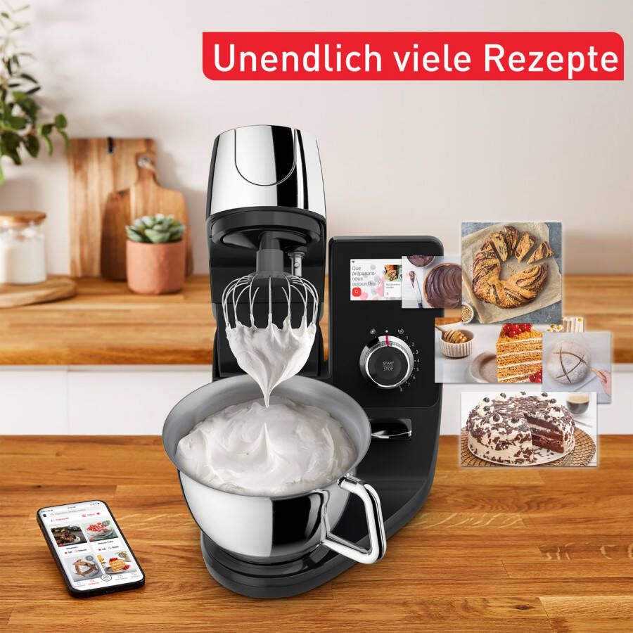 Tefal Keukenmachine QB950D I-Coach Touch 21 automatische programma's intuïtieve digitale coaching touchscreen