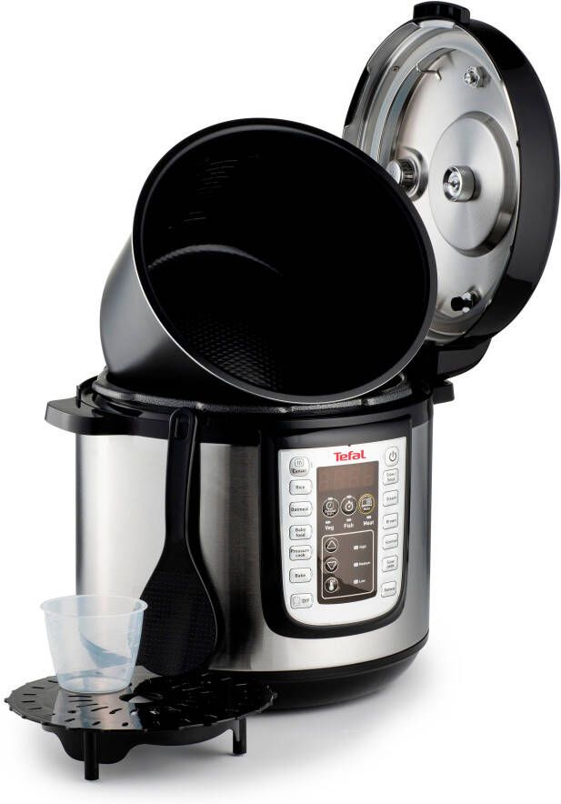 Tefal Multi-cooker CY505E Fast & Delicious elektrische snelkookpan 25 programma s 6l capaciteit inclusief receptenboek - Foto 7