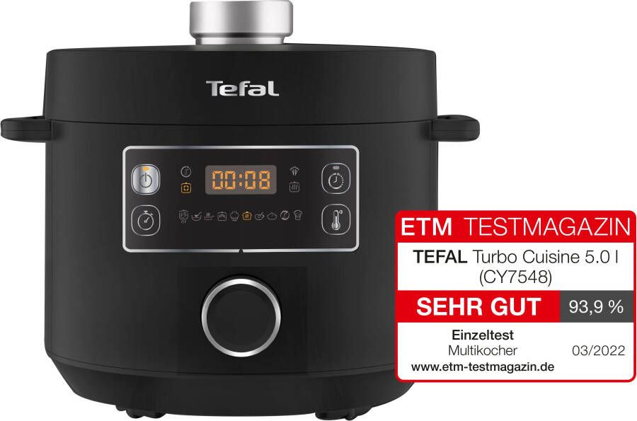 Tefal Multi-cooker CY7548 Turbo Cuisine elektrische snelkookpan 10 automatische programma s veelzijdig - Foto 5