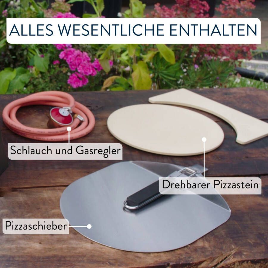 Tefal Pizza-oven Jamie Oliver by Pizza Pronto compacte gaspizzaoven voor thuis