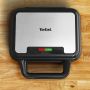 Tefal Sandwichmaker SW383D Ultracompact 3-in-1 sandwich-wafel-panini combigericht - Thumbnail 9